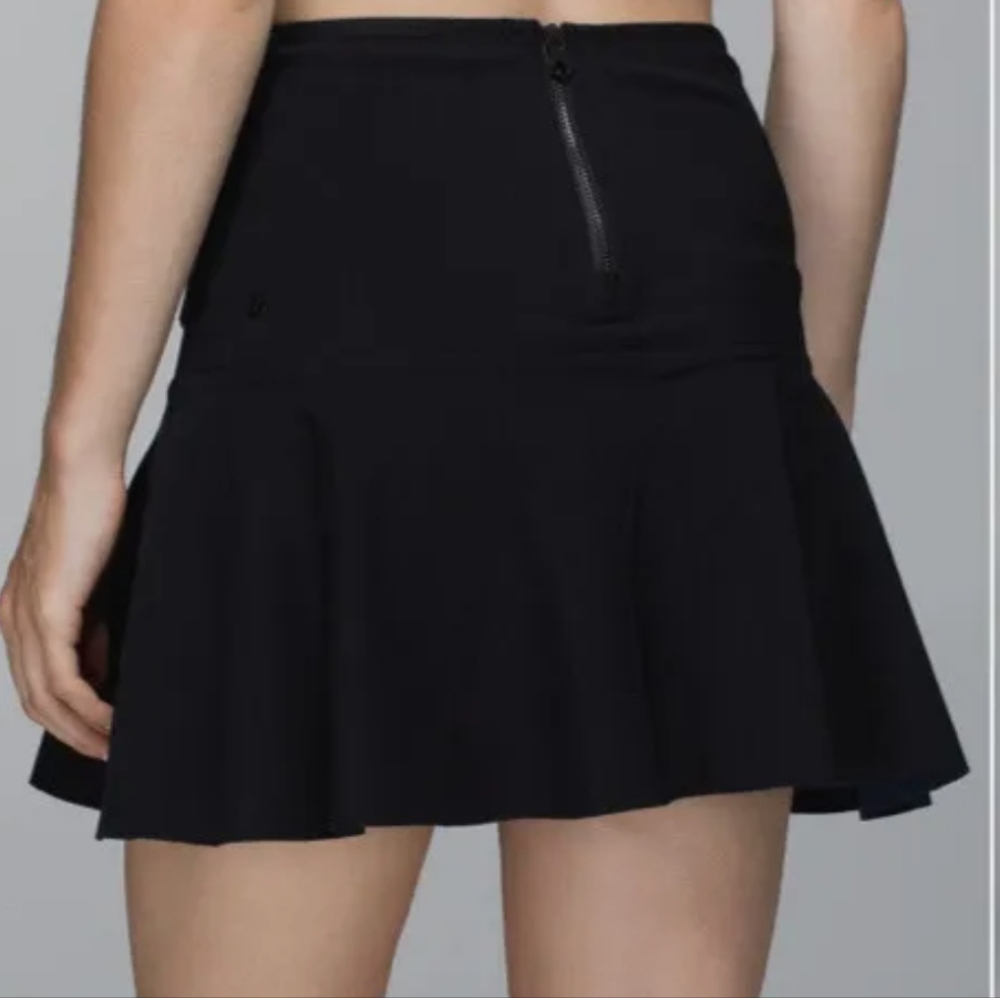 Lululemon Black Flare Skirt